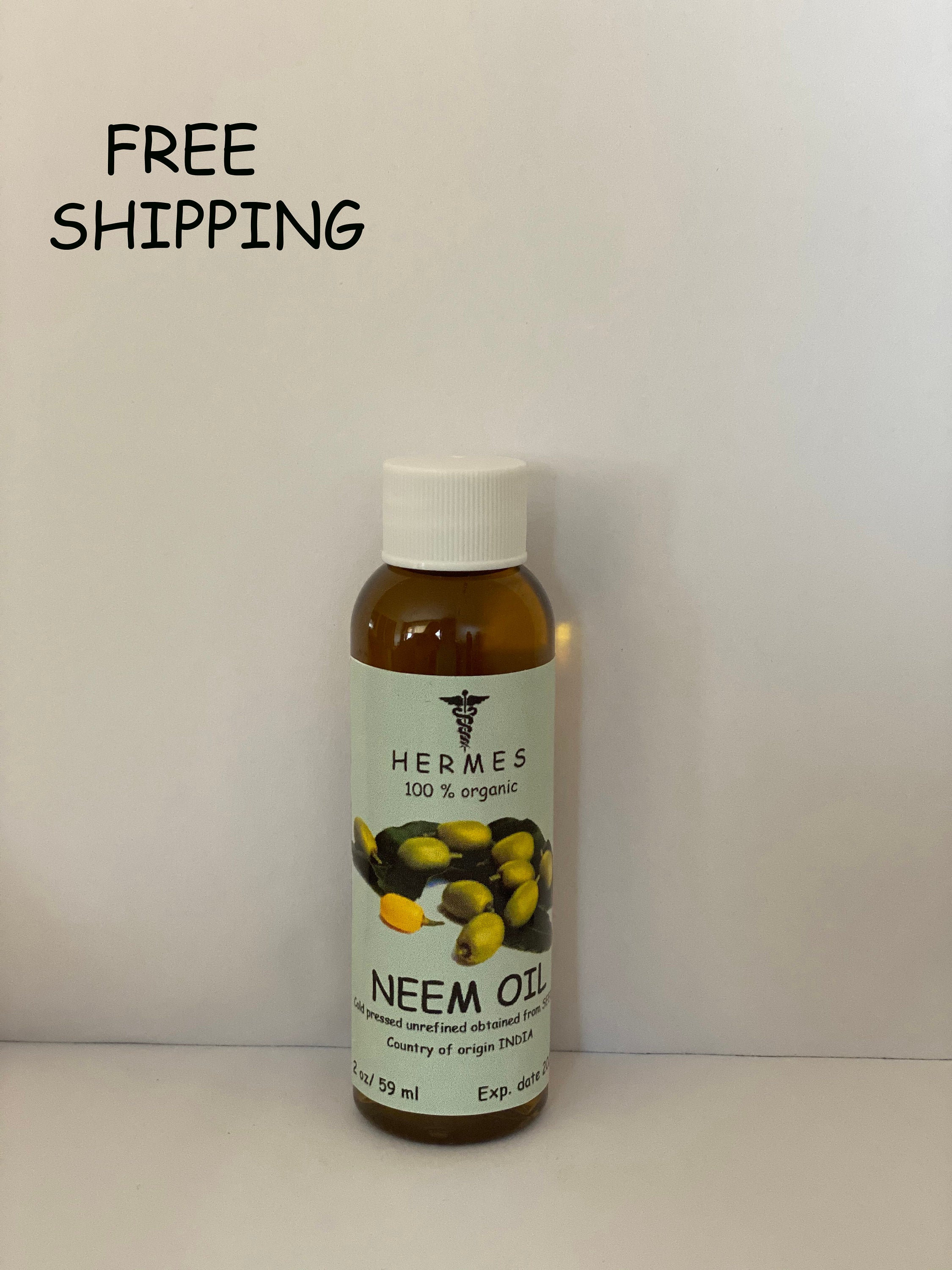 Milania Organic Neem Oil - 4 Oz, 100% Pure Virgin & Cold Pressed