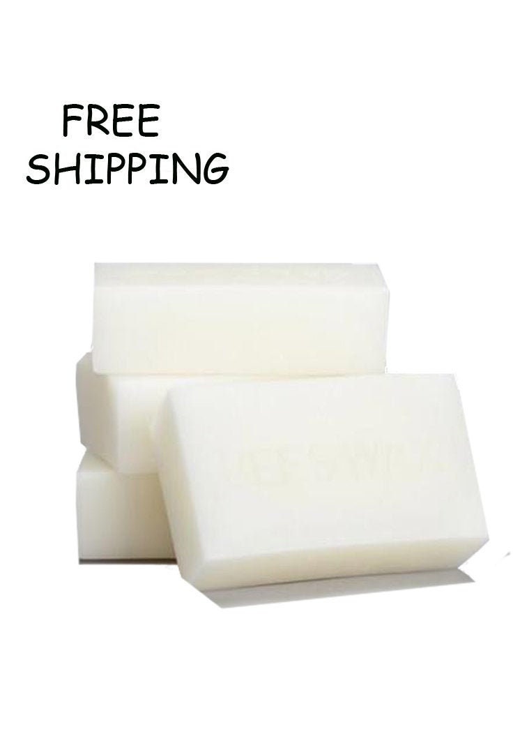 2 lb All Natural White Shea Butter Soap Base for Soap Making Melt and Pour  Shea Butter Glycerin Soap Base for Soap Making by Essencetics 