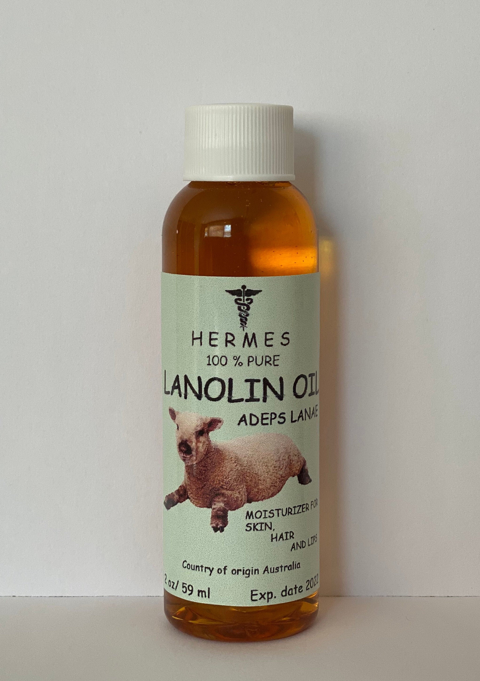 2 OZ LANOLIN Oil by Hermes 100 PURE Etsy.de