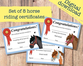 Horse riding certificates- horseback riding awards, pony camp, horse riding schools and stables, riding achievement, equestrian resources