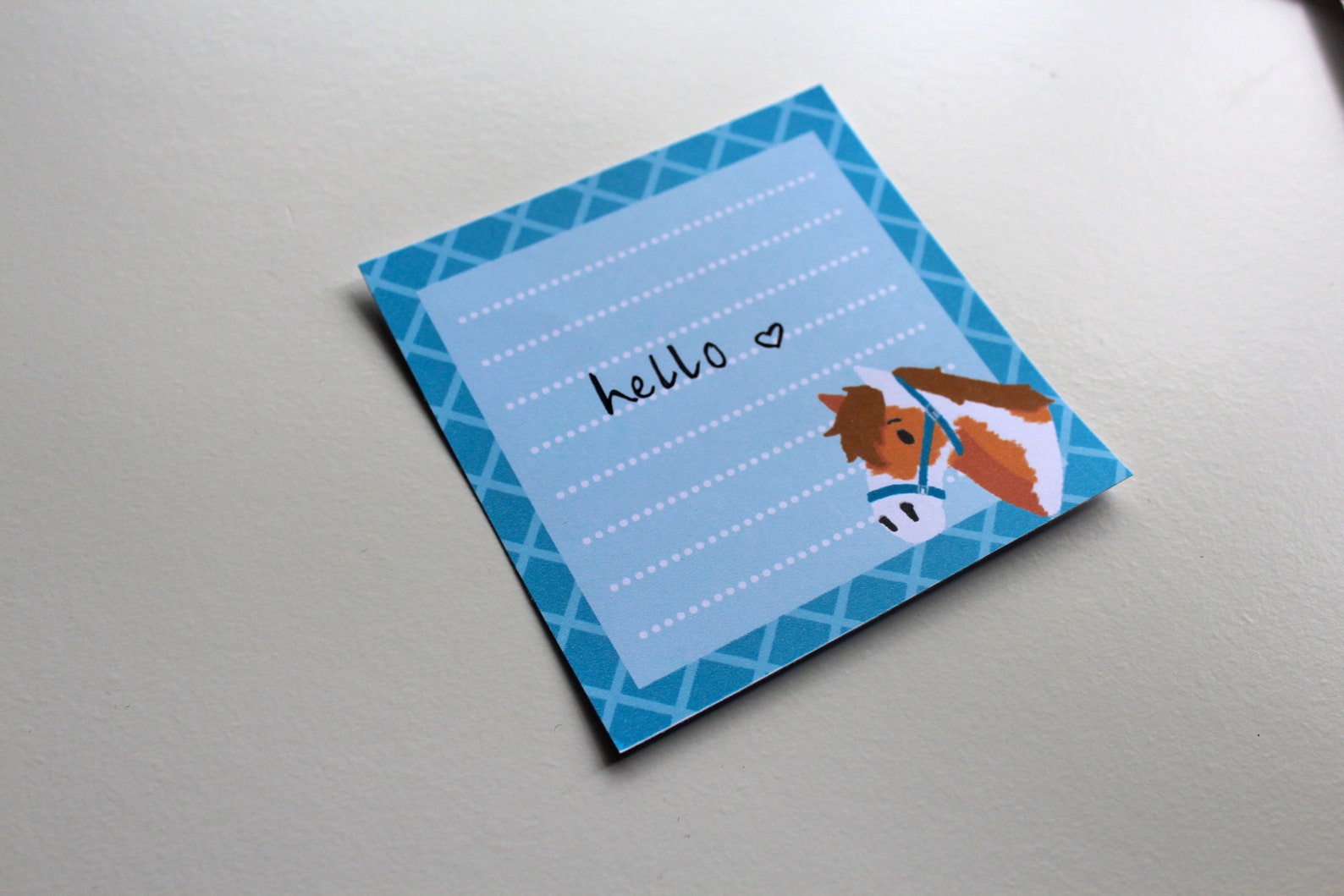 Horse memo sheets pack of 12 Etsy