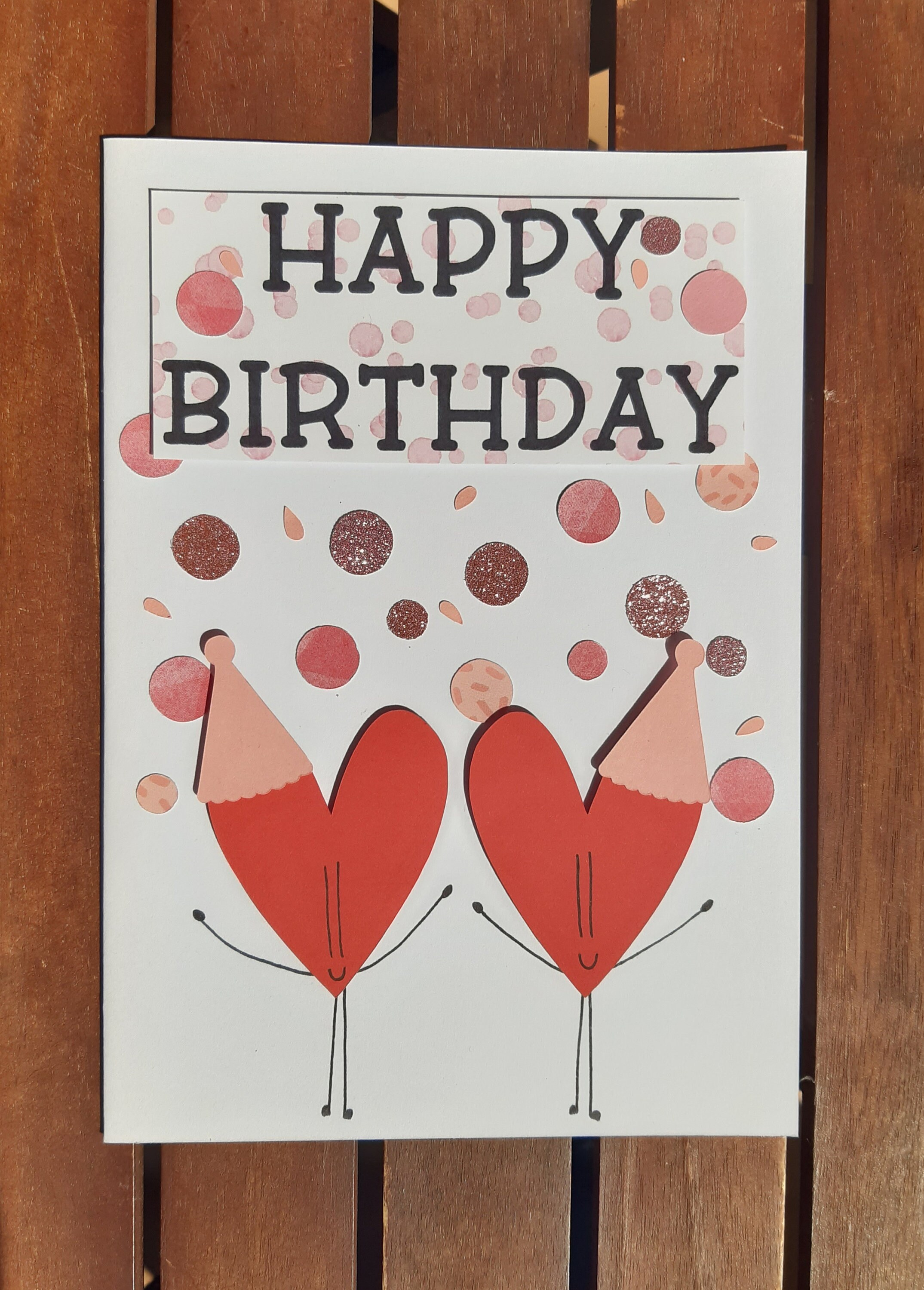 Süße Herz Happy Birthday Karte / Happy Birthday Karte / Süße Etsy