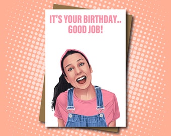 Ms Rachel inspired 'Good Job' Birthday Card
