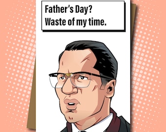 Legend movie inspired Father's Day Card - The Krays Shoot-out scene