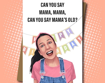Ms Rachel inspired Birthday Card for Mum / Mama