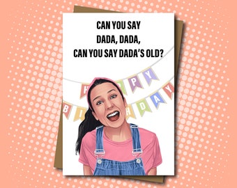 Ms Rachel inspired Birthday Card for Dad / Dada