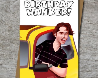 Inbetweeners - Jay Inspired Birthday Wanker Card (Bus Wanker scene) - 100% Recycled Greeting Card
