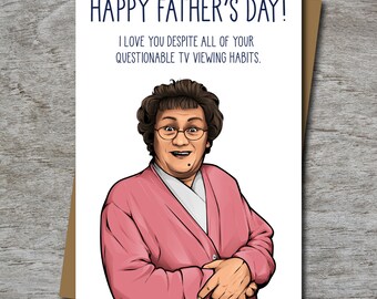 Mrs Brown's Boys inspired Father's Day Card