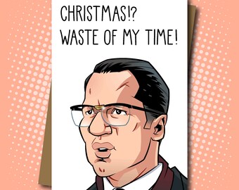 Legend inspired Christmas Card - Ronnie Kray/The Krays