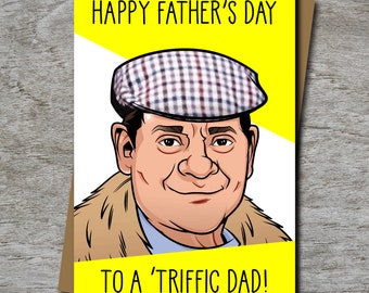 Del Boy inspired 'Triffic Dad - Father's Day Card
