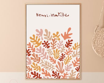 Henri Matisse, Papiers Découpés, French Poster, Boho Wall Decor, Printable Wall Art, Minimalist Abstract Poster, Digital Art