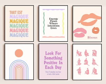 Matisse Print Set: Boho Gallery Wall Art, Retro Indie Decor (Digital Download)