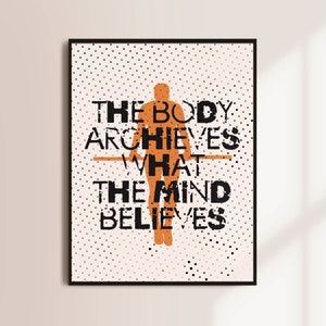 workout motivation poster