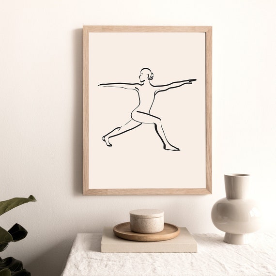 Yoga Poses A Stock Illustration - Download Image Now - Yoga, Drawing - Art  Product, Line Art - iStock