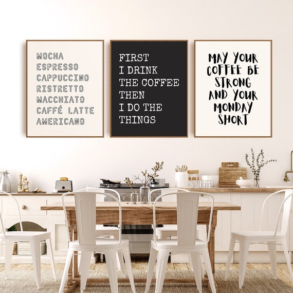 Funny & Free Kitchen Printables - Set of 9 Wall Art Quotes