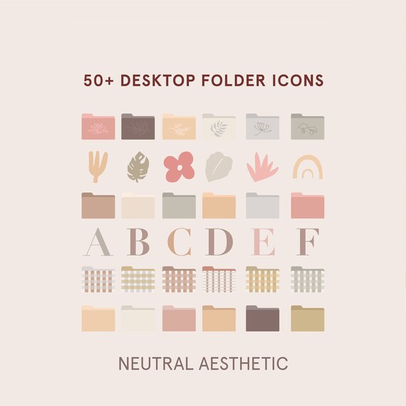 Mac Folder Icons Desktop Folder Icons Windows Desktop Icons | Etsy