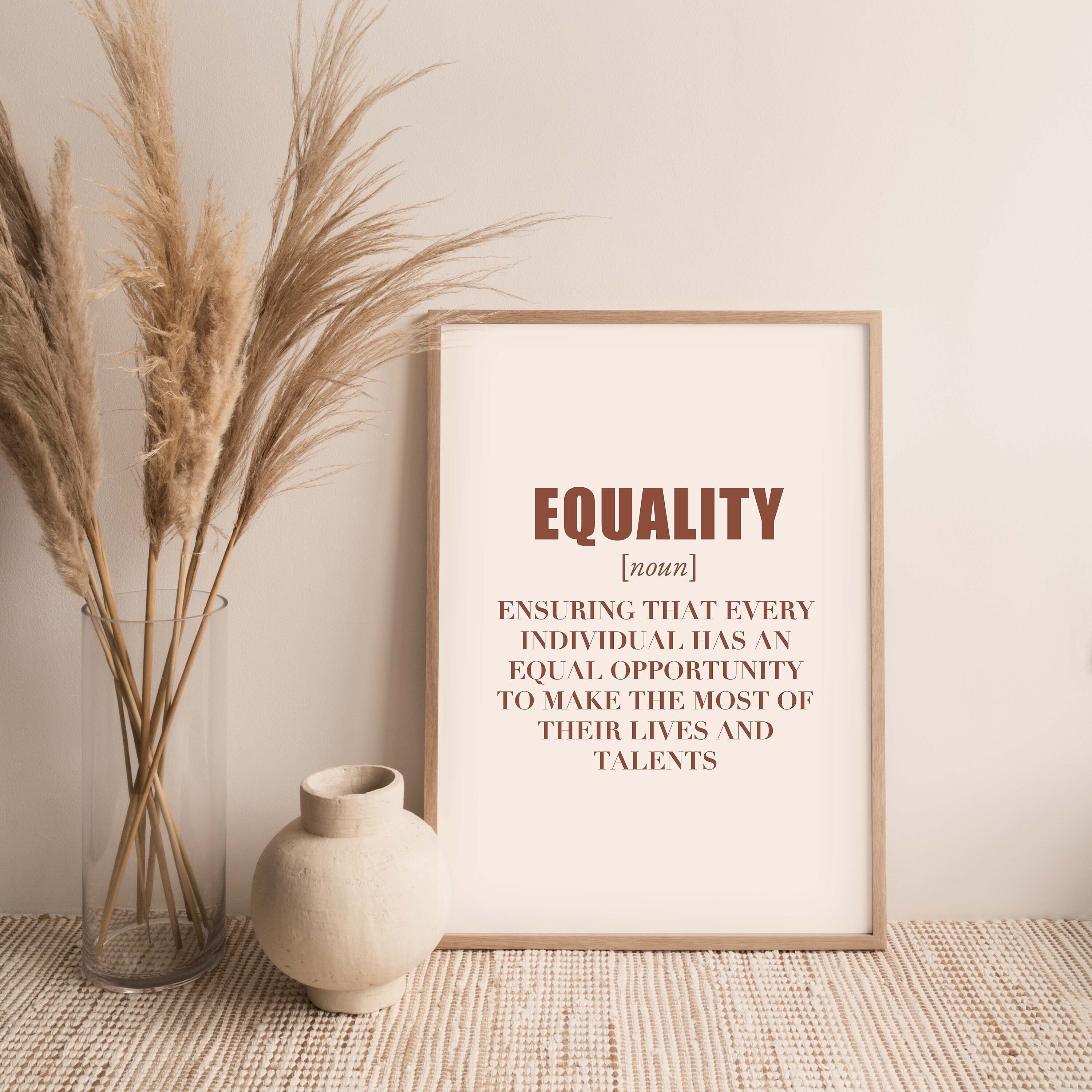 Equality Definition Print Equality Dictionary Art Print Etsy Denmark