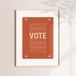 2020 election campaign, Vote print, Digital voting poster, Elections print, Typography print, Vote printable art, Campaign poster