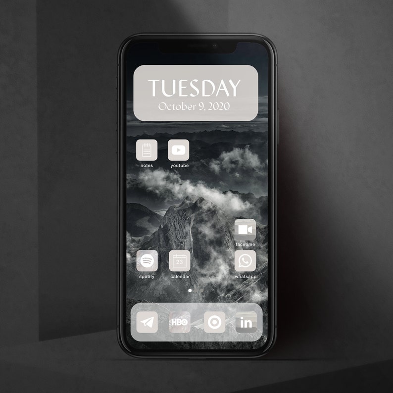 Ios App Icon Bundle App Cover Iphone Aesthetic App Icons Etsy