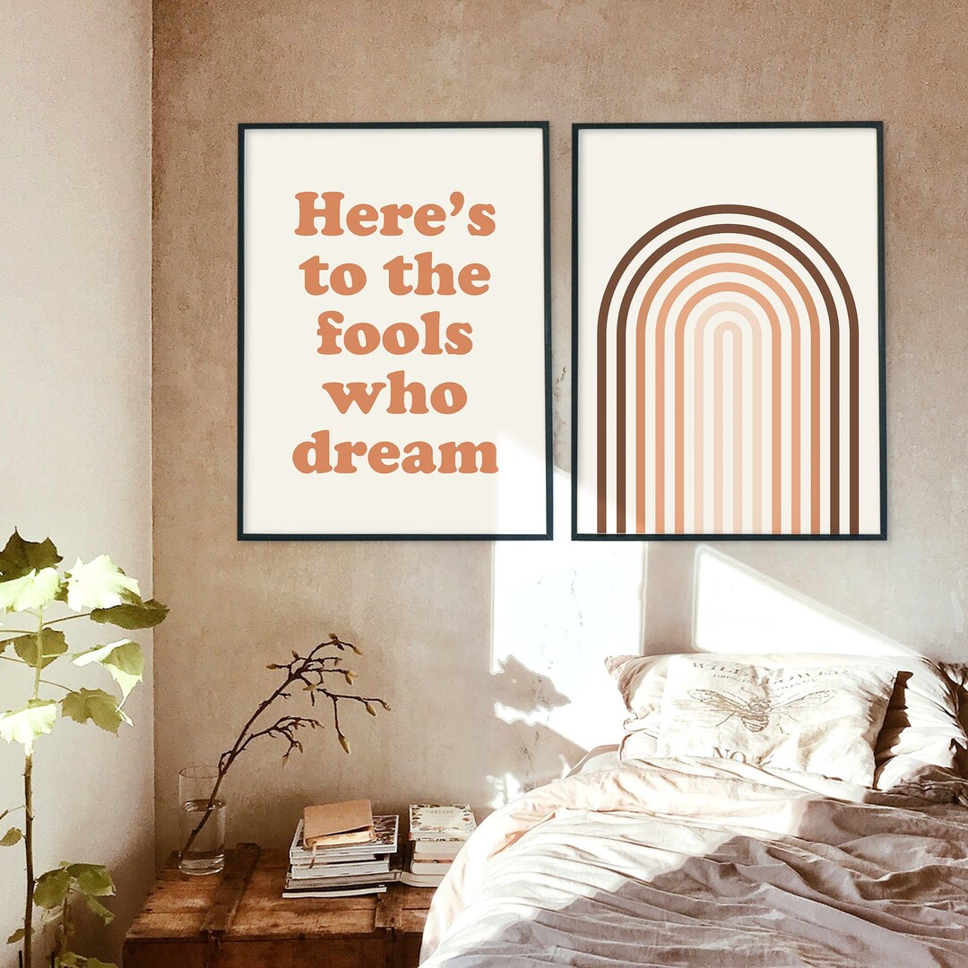 Here's to the Fools Who Dream Digital Print, Dreamer Quotes, Printable ...