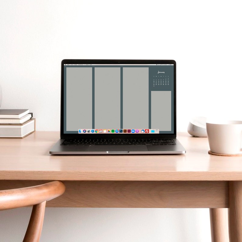 2021 monatliche Desktop-Kalender Desktop Wallpaper ...