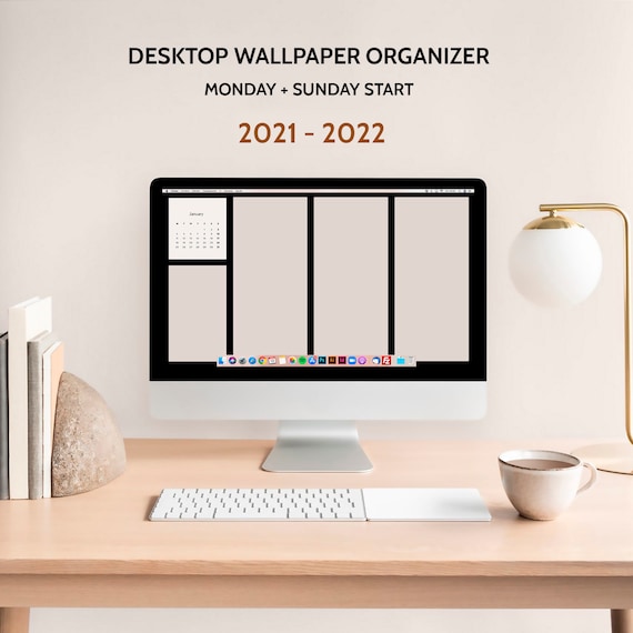 Organizador de fondos de pantalla de escritorio Iconos de carpetas de  escritorio, Calendario mensual 2022, Organizador de fondos de pantalla de  escritorio minimalista, Fondo de escritorio -  México