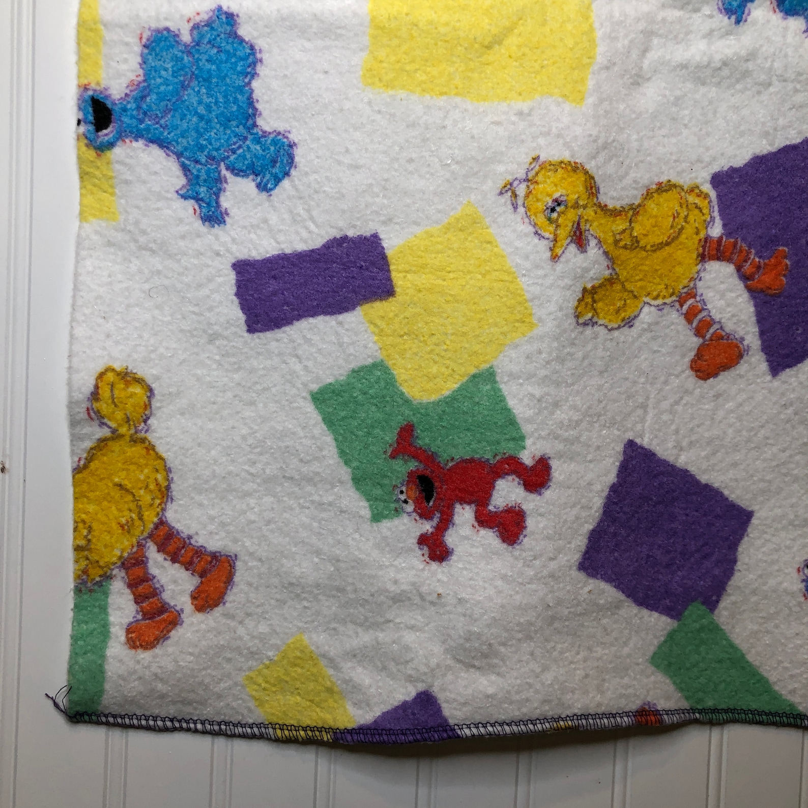 Vintage Sesame Street Crib Blanket Toddler Throw. Etsy