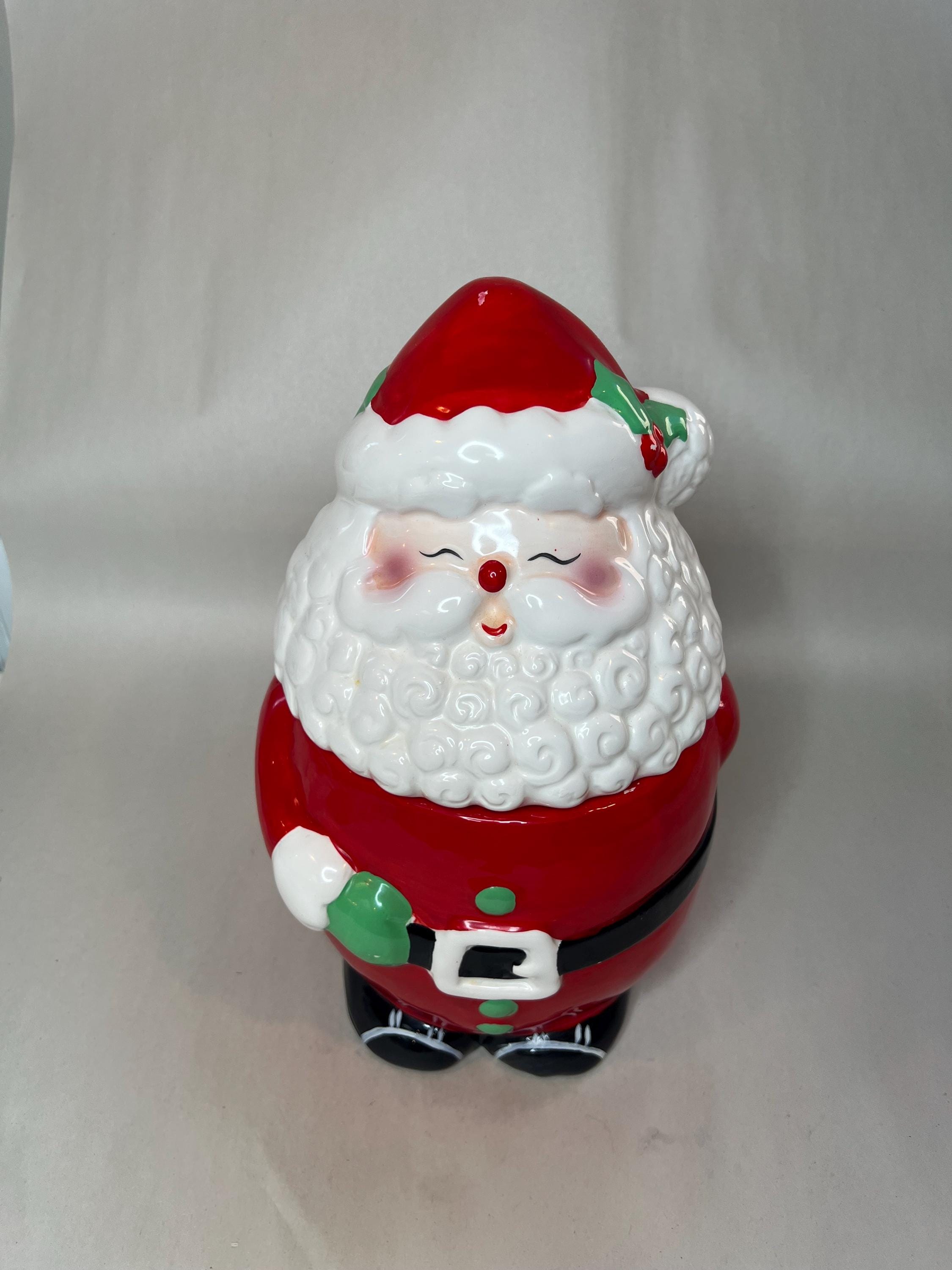 Old Santa Cookie Jar - Etsy