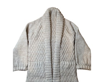Wool Cardigan - Etsy