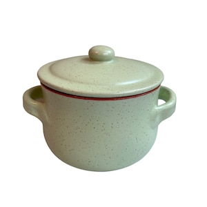 De Silva groene terracotta aardewerk bonenpot bedekt gemaakt in Italië braadpan