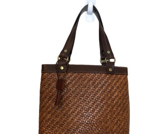 fossil straw purse