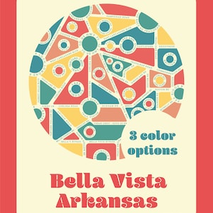 Bella Vista, Arkansas Karte