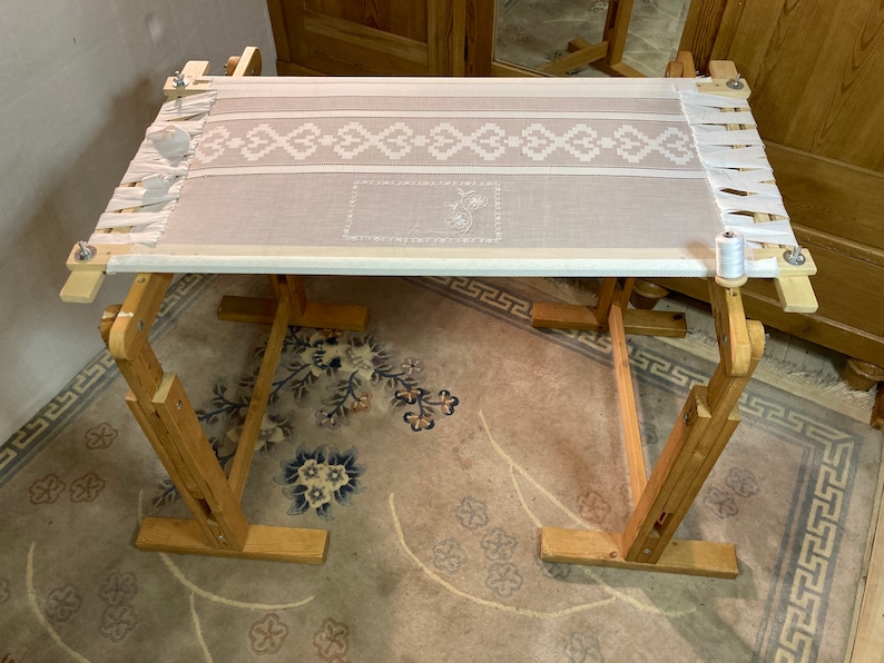 Embroidery Frame Trestles Stands vintage Etsy
