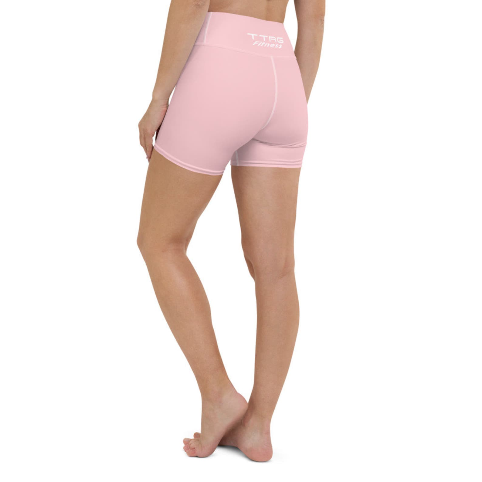 Shorts W/ Pocket Blush Pink Biker Shorts for Women Cycling Etsy