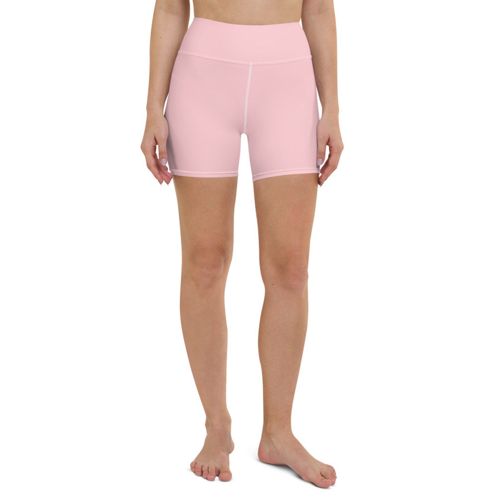 Shorts W/ Pocket Blush Pink Biker Shorts for Women Cycling - Etsy