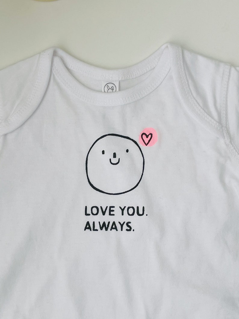 Size 18M Sample Sale Love You Always Smiley Onesie