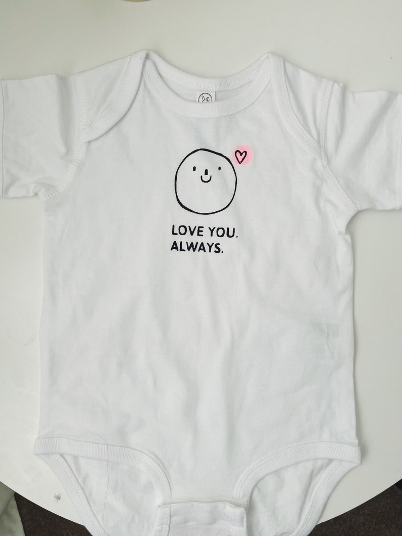 Size 18M Sample Sale Love You Always Smiley Onesie