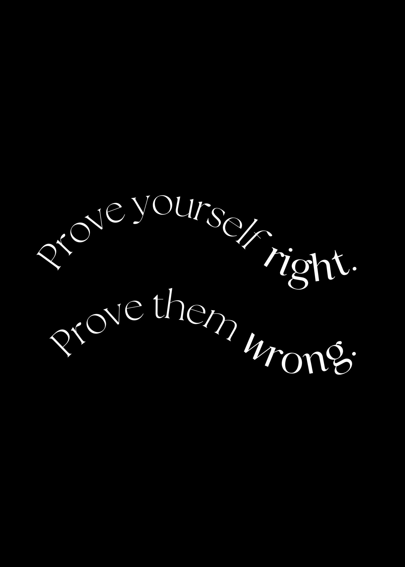Prove Yourself RIGHT Printable Home Decor Inspirational | Etsy