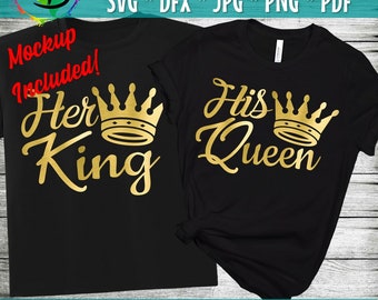 Download King And Queen Svg Etsy