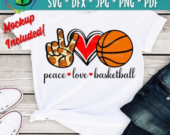 Download Love Basketball Svg Etsy