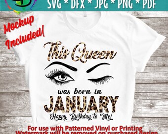 Download January Birthday Svg Etsy