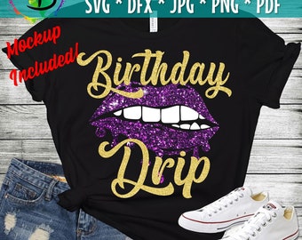 Download Drip Birthday Svg Etsy