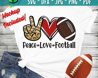 Love Football Svg Etsy