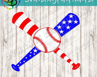 Download 4th Of July Baseball Svg Etsy