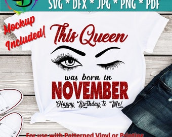 Download November Birthday Svg Etsy