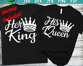 Download His Queen Svg Etsy