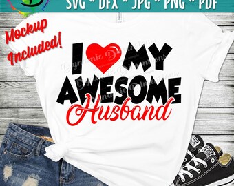 Download Love My Husband Svg Etsy