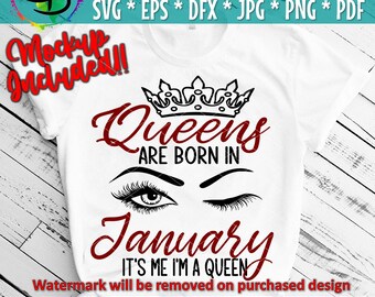 Download January Birthday Svg Etsy