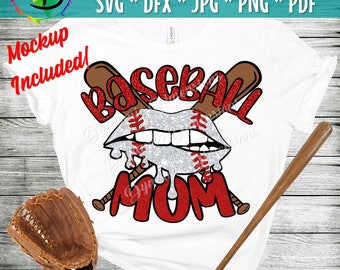 Baseball Svg, Baseball Mom svg, Baseball Cutting file, heart frame baseball, Baseball lips, Lips svg pattern, clipart instant download