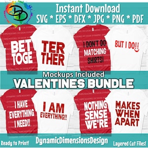 Valentine Svg Bundle, dxf png jpeg, Love Svg, Bundle, Valentine's Day Svg, Valentine, Couples, Friends, Matching, Cricut svg, Silhouette svg